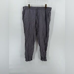 Johnny Was Cupra Rayon Cargo Pants Drawstring‎ Joggers size large